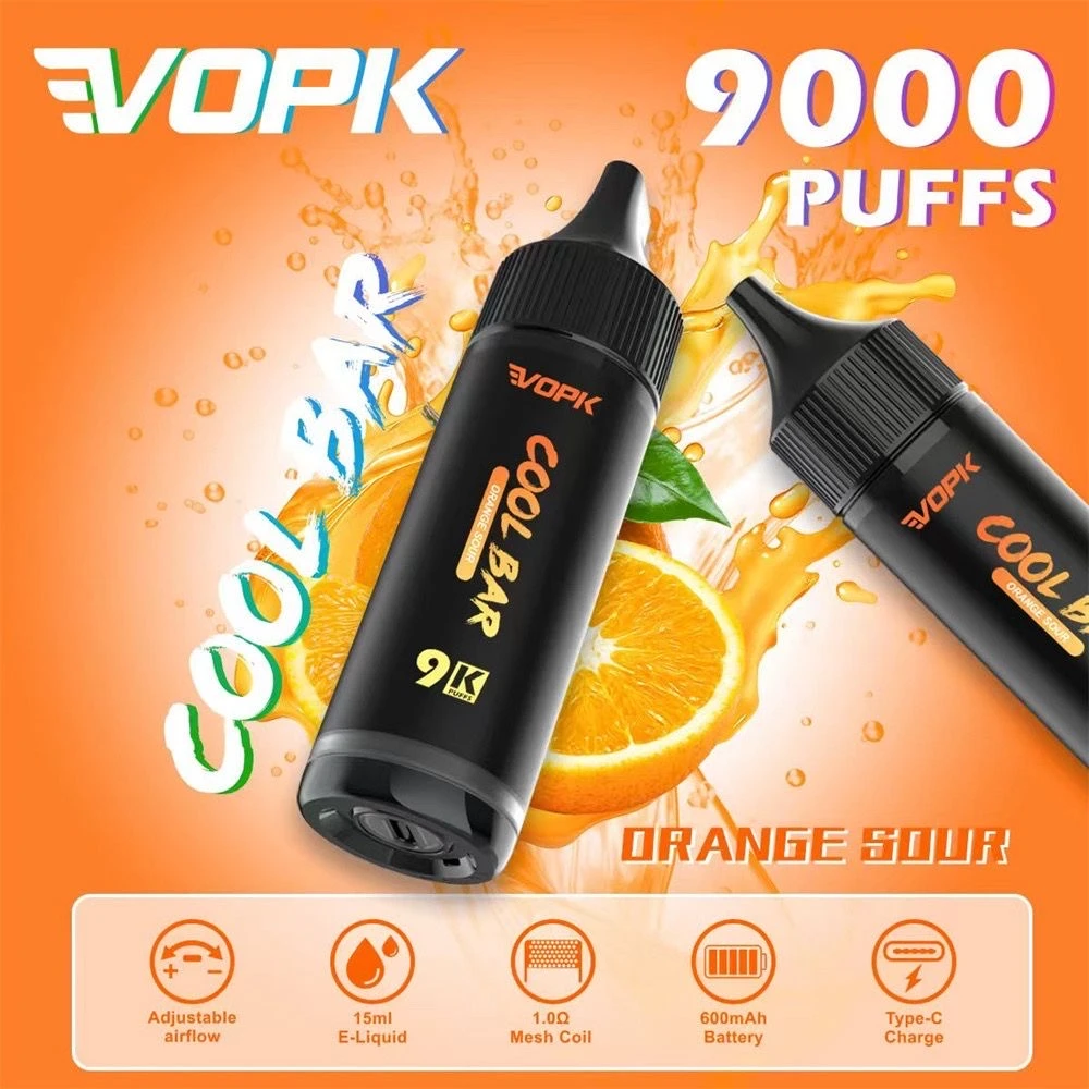 Puff VOPK Cool Bar 9000 – L'expérience Ultime (Orange Sour