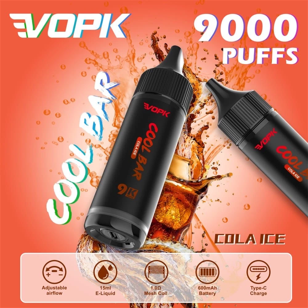 Puff VOPK Cool Bar 9000 – Saveur Cola Ice (Frais & Pétillant)