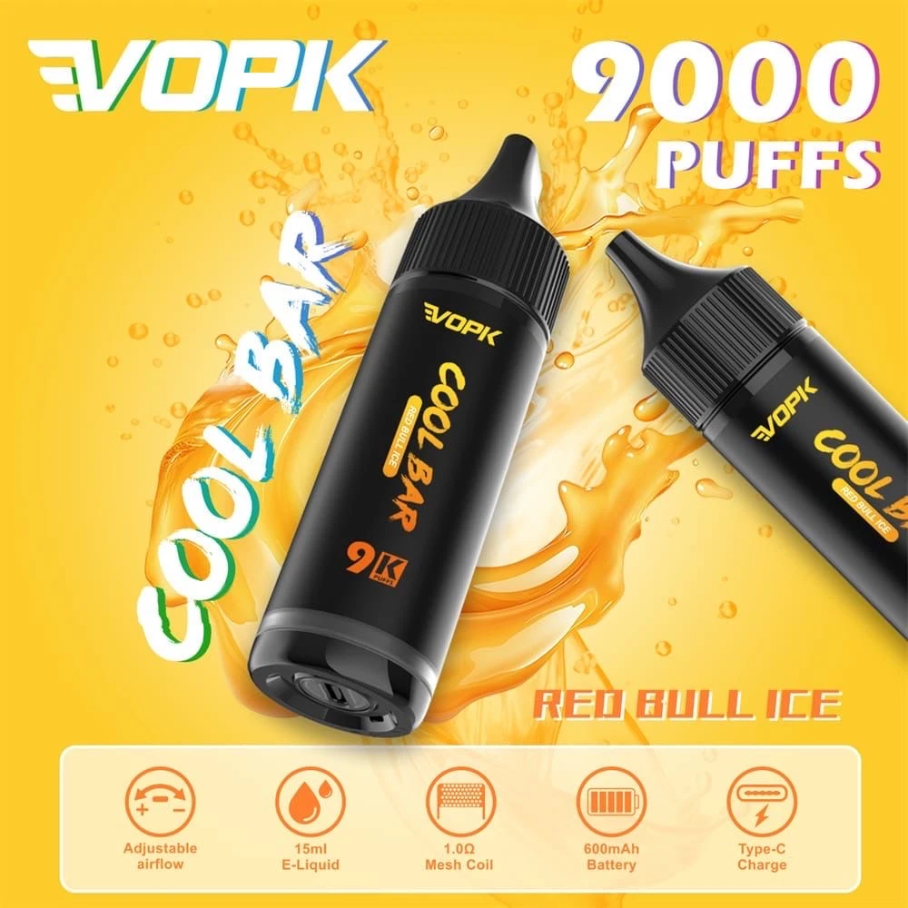 Puff VOPK Cool Bar 9000 – Saveur Red Bull Ice (Énergie Glacée)