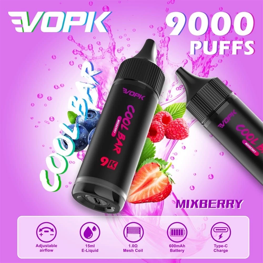 Puff VOPK Cool Bar 9000 – Saveur Mixberry (Duo de Baies Sauvages)Descriptio