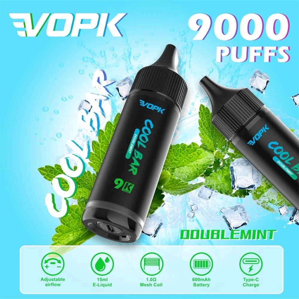 Puff VOPK Cool Bar 9000 – Doublemint (Double Menthe)
