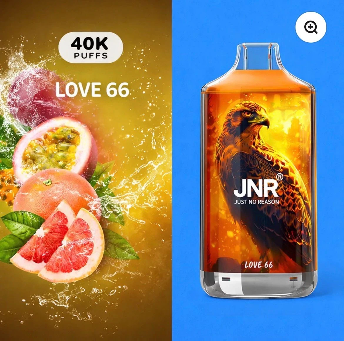 Puff JNR Falcon-X 28K "Love 66" – L'Expérience Vape Ultime ! 16000 coup