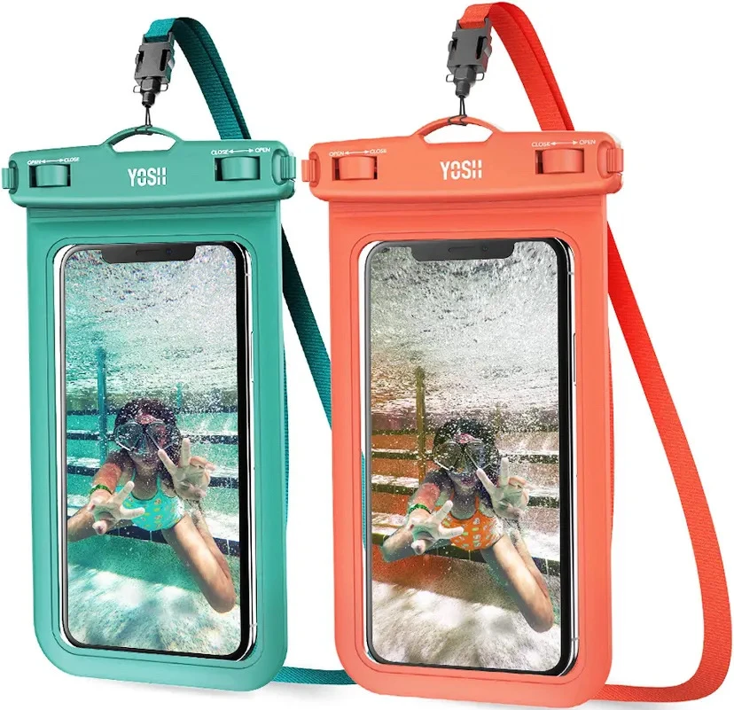 Protege téléphone contre eau de piscine et pluie