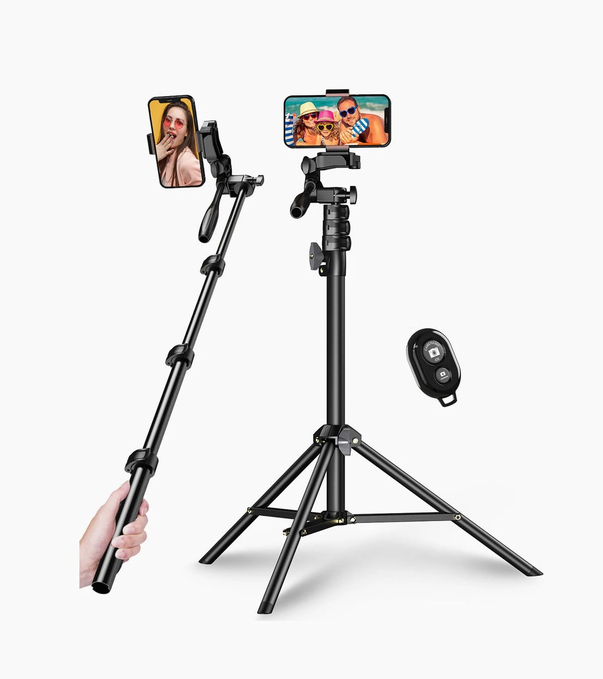 perche à selfie trépied polyvalente