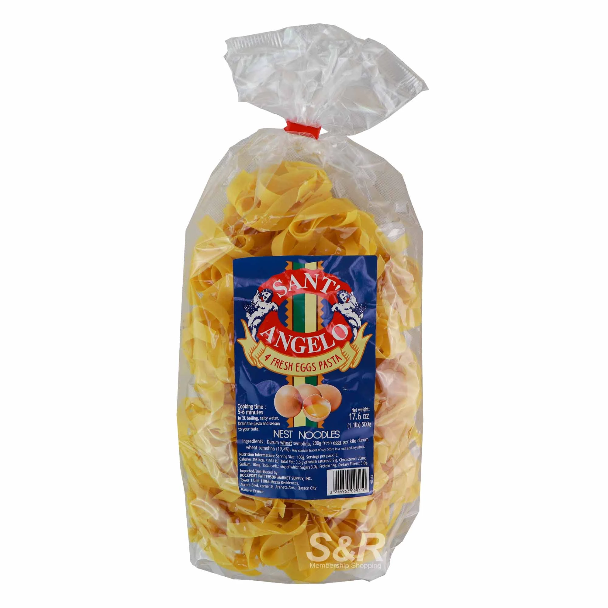 Pâtes aux œufs “Nest Noodles”.