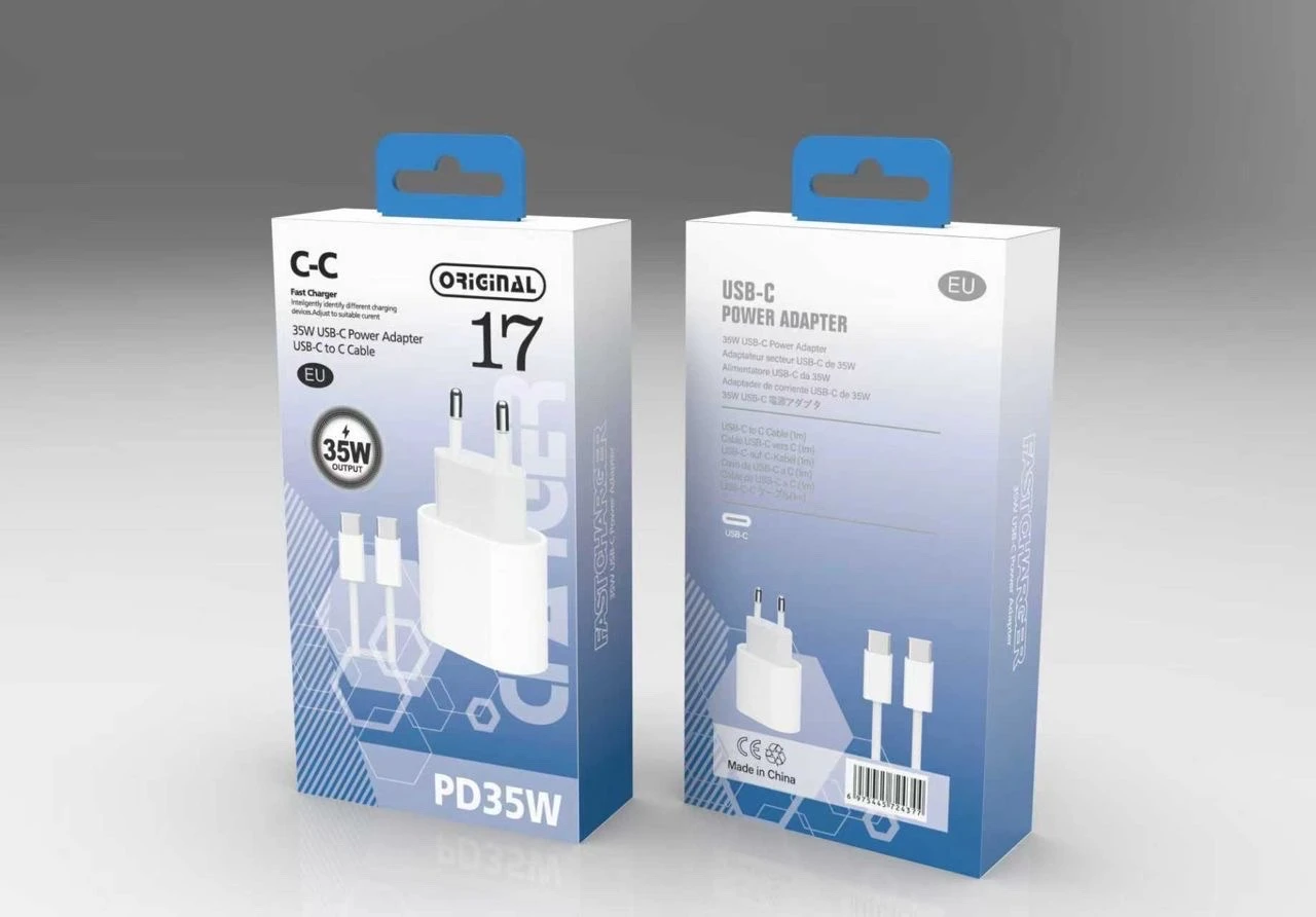 Chargeur secteur USB-C 35W avec câble