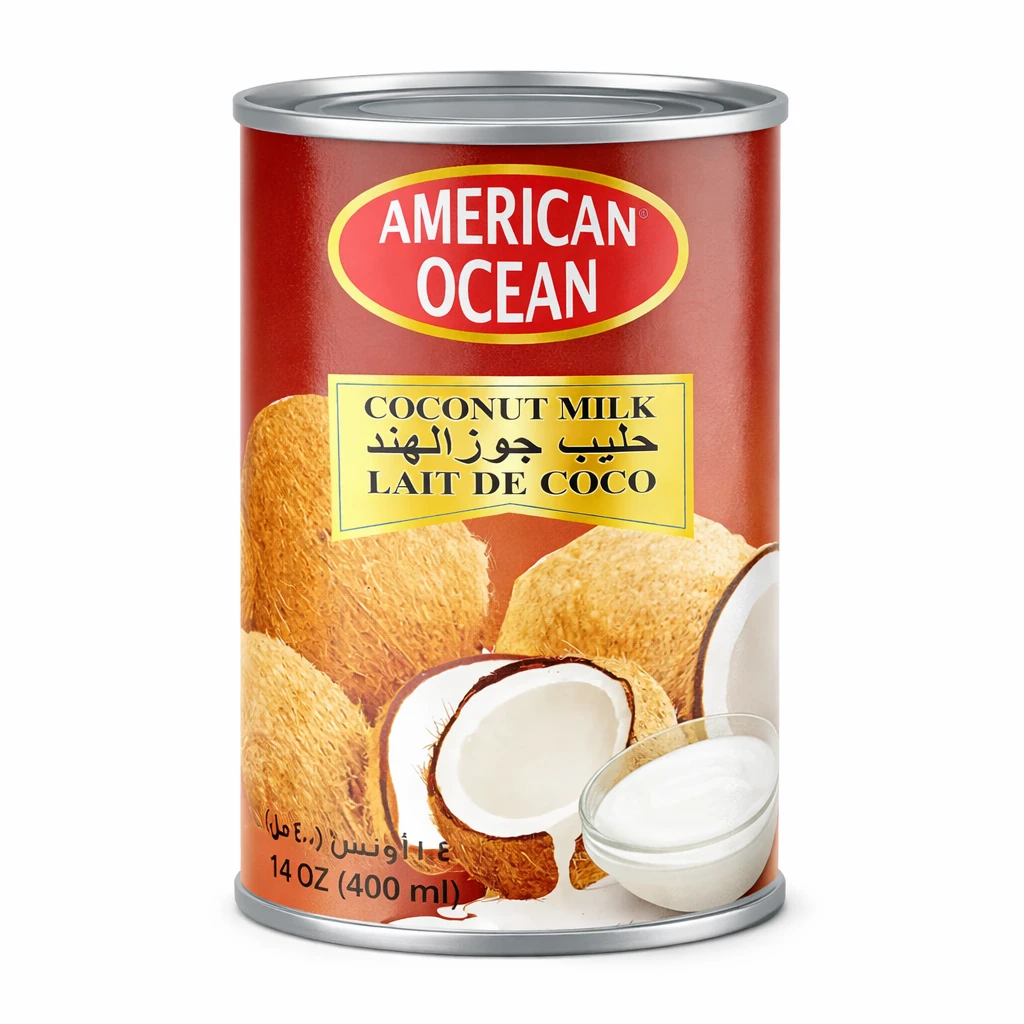 🥥 Lait de coco American Ocean – 400 ml