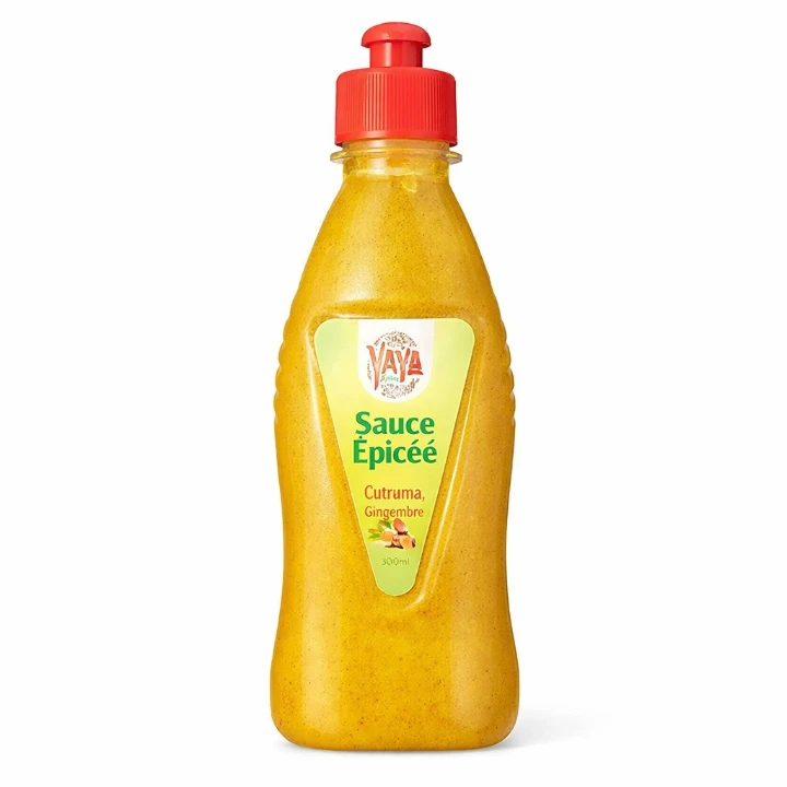 🟡 Sauce Épicée VAYA – Curcuma & Gingembre (300 ml)